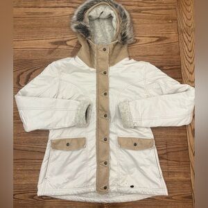Kuhl Projekt Arktik Faux Trim Waxed‎ Shearling Lined Jacket